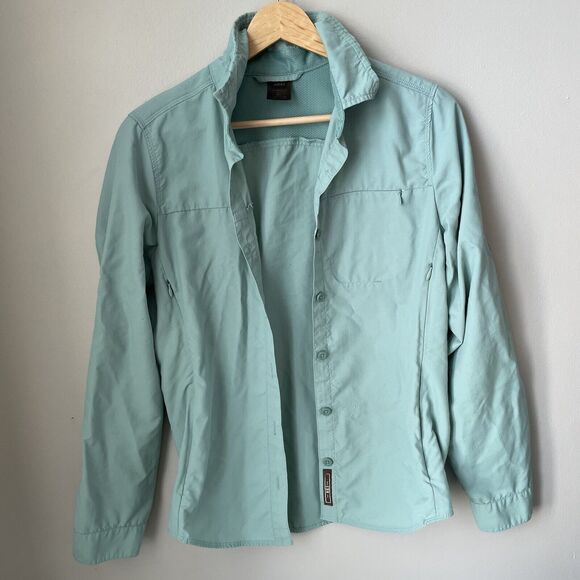REI Co-op Womens‎ Blue Long Sleeve Button Up Athletic Size Small - Picture 1 of 10